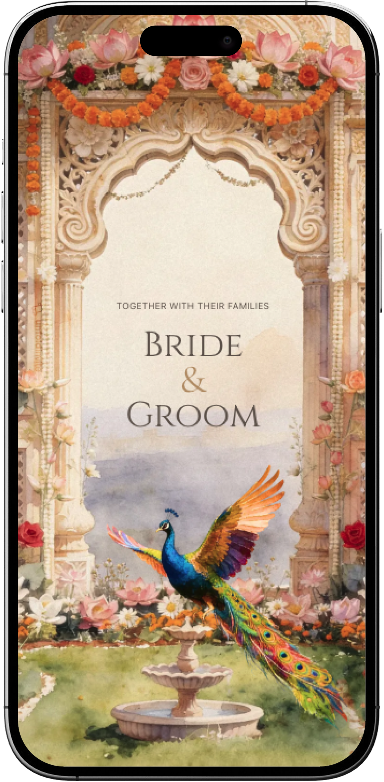 Royal wedding invitation design